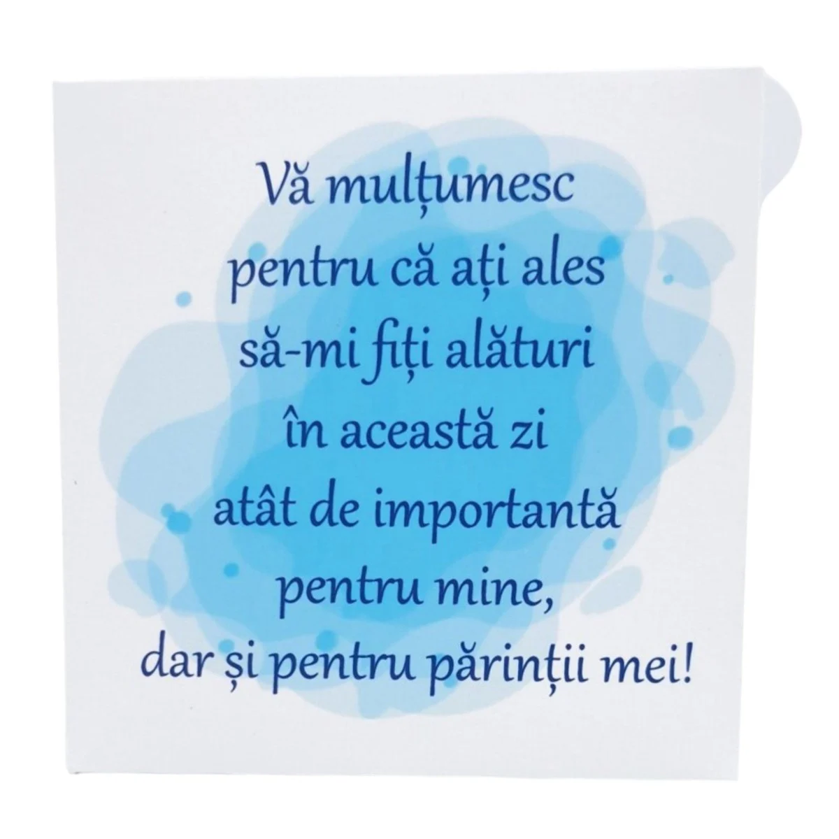 Mărturie botez personalizată, magnet frigider - Fluturaș Mickey bleu - imagine 3